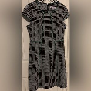 Green, white & black checkered dress. Excellent condition.